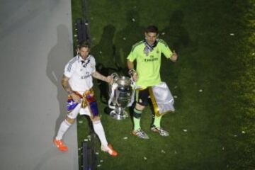 Sergio Ramos e Iker Casillas.