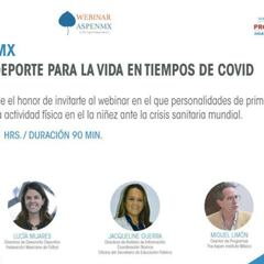 WEBINAR ASPEN MX: Actividad física y deporte para la vida en tiempos de COVID