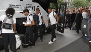 Locura por el Real Madrid en Montreal, caos y golpes