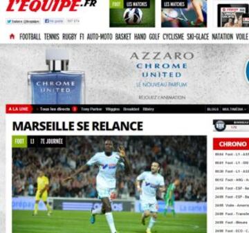 Portadas de la prensa extranjera