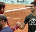 Djokovic sale a escena y Federer, ante Feliciano