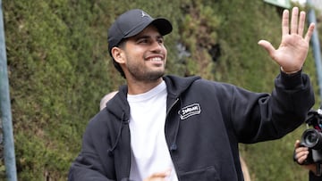 Alcaraz: “No voy a echar de menos a Sinner esta semana”