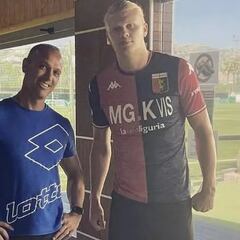 Haaland sorprende con su nueva camiseta
