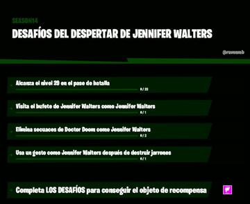 Desaf&iacute;os del Despertar de Jennifer Walters