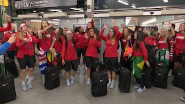 La fiesta del Atlético Femenino en Madrid: "¡¡¡La Liga ya está aquí!!!"