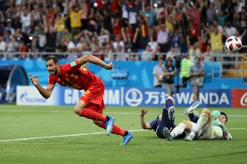 3-2. El gol de la victoria. Nacer Chadli marcó el tercer tanto en el minuto 94.