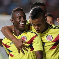 En imágenes la victoria de Colombia ante Venezuela