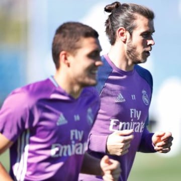 James entrena pensando en el partido del Real vs. Las Palmas