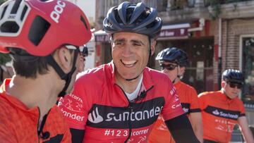 Miguel Indurain participó en la cronoescalada de Valdemorillo.