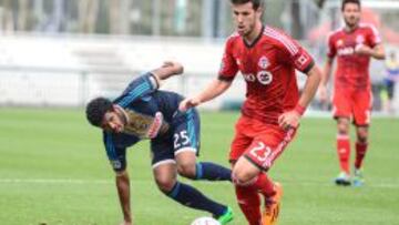 Álvaro Rey, en un partido con el Toronto.
