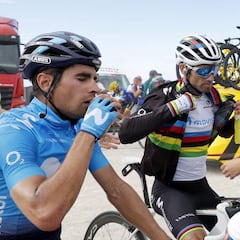 Nairo sobre documental del Movistar: "Recordar malos momentos no me gusta"