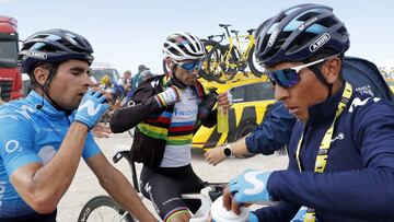 Nairo sobre documental del Movistar: "Recordar malos momentos no me gusta"