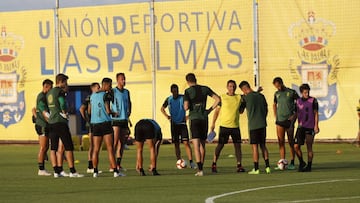 Entrenamiento de Las Palmas.