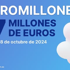 Euromillones: comprobar los resultados del sorteo de hoy, martes 8 de octubre
