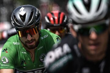 El esloveno Peter Sagan participa en la séptima etapa.