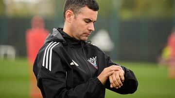 Fran Justo, entrenador del Mirandés.