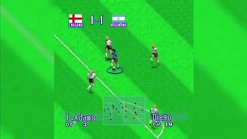 Recrean 'Gol del Siglo' de Maradona en videojuego de los 90's
