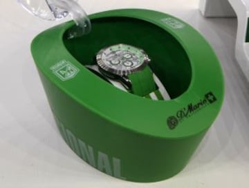 Con la presencia de directivos, cuerpo técnico y jugadores; se lanzó oficialmente el reloj de Atlético Nacional.