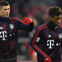 Lewandowski y Coman se lían a puñetazos en el entrenamiento