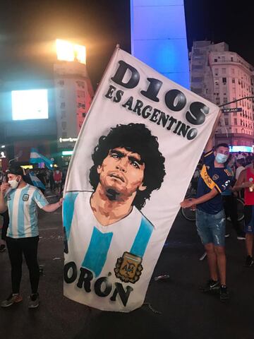 Buenos Aires sale a la calle para homenajear a Diego Armando Maradona