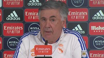 Rueda de prensa de Ancelotti previa al partido con el Valencia