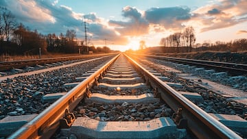 balasto ferroviario piedras vias de tren vias de tren placa mantenimiento trenes transporte publico