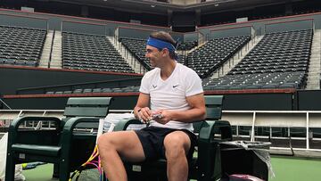 ?Cu¨¢ndo vuelve a jugar Nadal? Se confirma la fecha del regreso en Indian Wells
