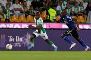 Partido entre Atlético Nacional y Millonarios en el estadio Atanasio Girardot, por la jornada 8 de la Liga BetPlay I-2023.