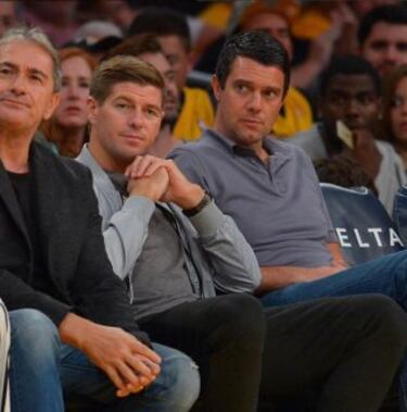 Sweet LA: Gerrard enjoying life