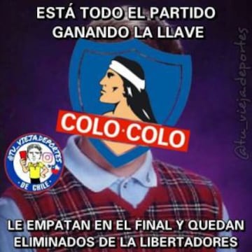 Los memes que dejó la eliminación de Colo Colo