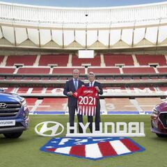 El Atlético de Madrid y Hyundai renuevan su acuerdo de patrocinio