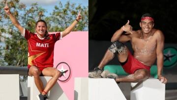 Mati Álvarez y Heliud Pulido, primeros finalistas de Exatlón México