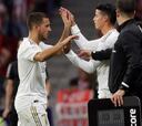Zidane le da 14 minutos a James en el derbi Atlético - Real Madrid
