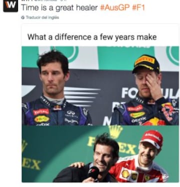 El abandono de Alonso y Vettel, protagonistas de los memes