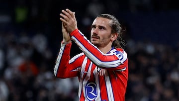 Antoine Griezmann celebra un gol.