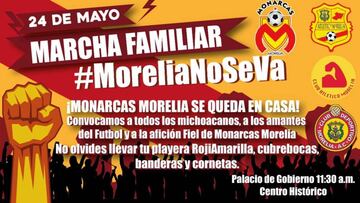 Aficionados de Morelia preparan marcha contra la mudanza