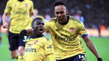 Pépé y Aubameyang remontan y Ljungberg suma su primer triunfo