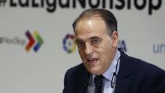 Tebas: "La nueva ley audiovisual nos ayuda a crecer como liga"
