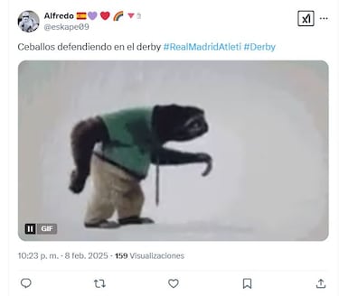 El derbi protagonista de los memes de la jornada