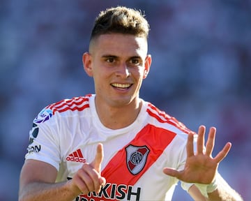 El delantero de River Plate de Argentina está tasado en 10 millones de euros.