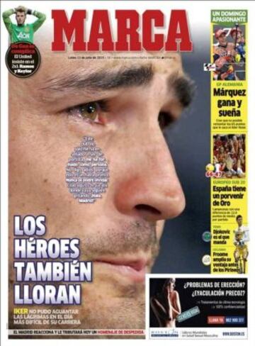 Portadas de la prensa deportiva