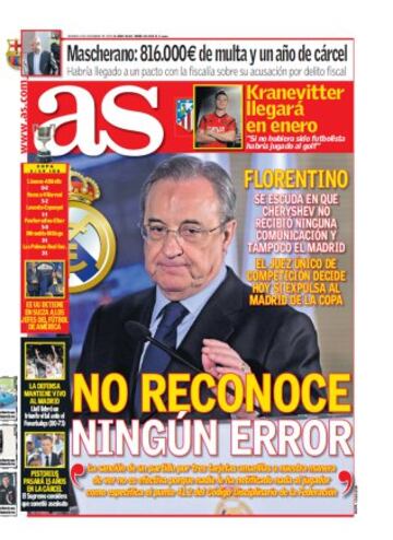 Las portadas de AS de diciembre