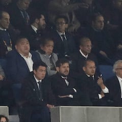 Peter Lim, en el palco de autoridades de La Cerámica