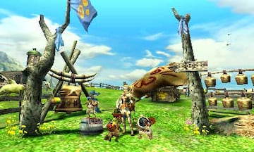 Captura de pantalla - Monster Hunter X (3DS)