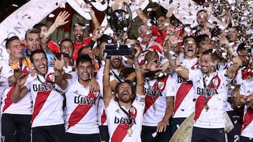 La celebraci&oacute;n de River Plate luego de vencer a Boca Juniors