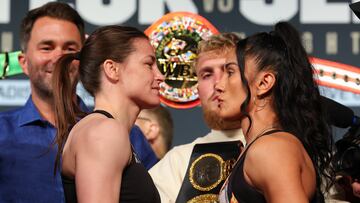 Katie Taylor y Amanda Serrano, cara a cara en su primer combate.