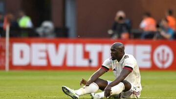 Romelu Lukaku durante un partido de Liga de las Naciones entre Bélgica y Países Bajos.