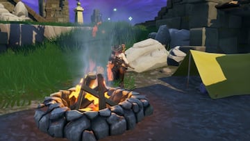 Fortnite Battle Royale - Desafío de la Semana 2 de la Temporada 8: Fase 2 de 3 - recupera salud de las fogatas