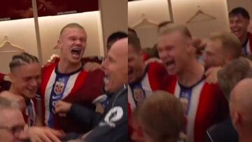 Haaland y Noruega festejan su inminente clasificación al Mundial 2026