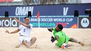 El Salvador cae ante Omán y queda prácticamente eliminado del Mundial de Fútbol Playa